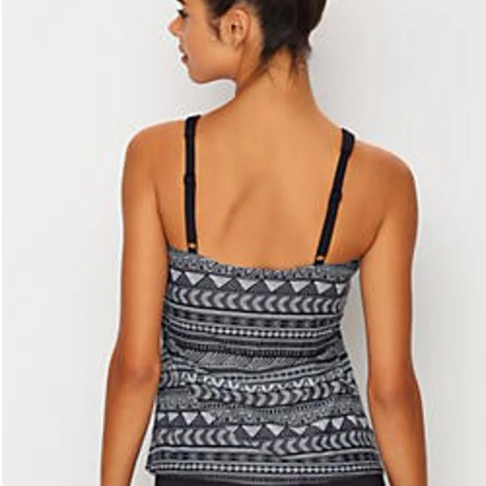 Coco Reef Pacific Stone Black & Gray Tankini 32C